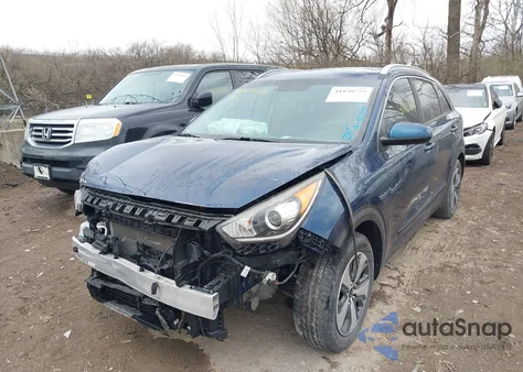2017 Kia Niro Lx из США, поврежденный, VIN KNDCB3LC9H5087779